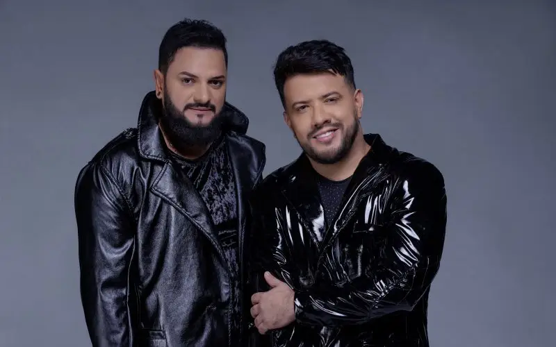 Foto da dupla Diego e Victor Hugo